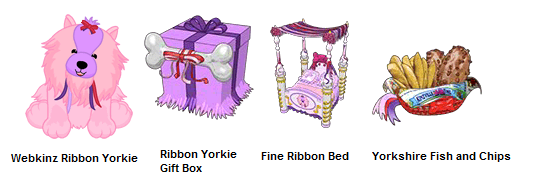 webkinz ribbon yorkie